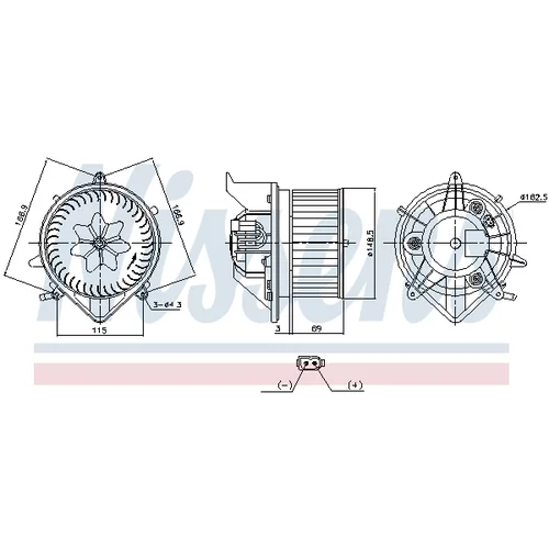 Vnútorný ventilátor 87840 /NISSENS/ - obr. 4