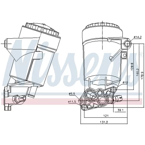 Chladič motorového oleja NISSENS 91338 - obr. 5