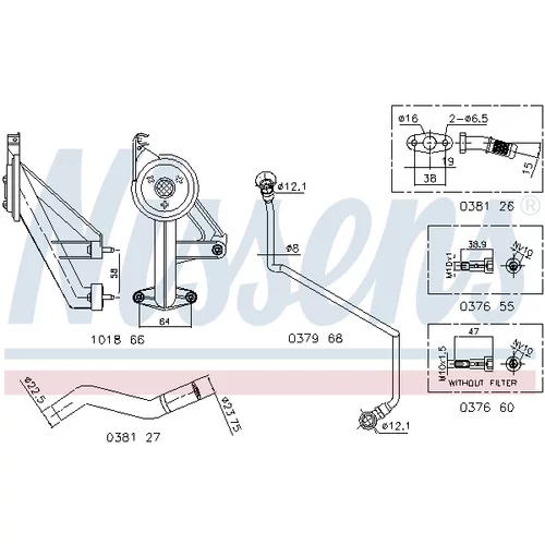 Turbodúchadlo - montážna sada NISSENS 9300908 - obr. 9