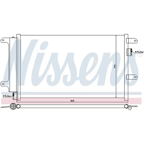 Kondenzátor klimatizácie NISSENS 940141 - obr. 6