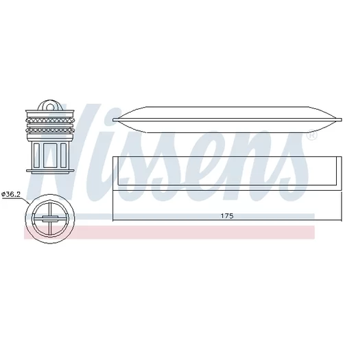 vysúšač klimatizácie NISSENS 95456 - obr. 5