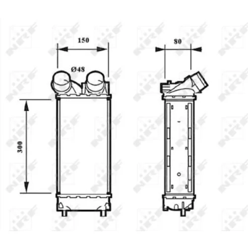 Chladič plniaceho vzduchu NRF 30190 - obr. 4