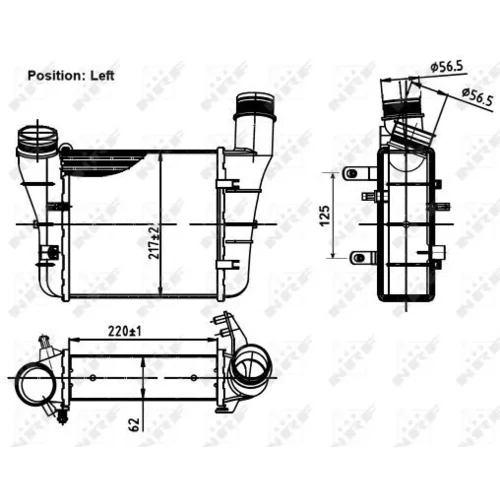 Chladič plniaceho vzduchu NRF 30251 - obr. 4