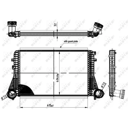 Chladič plniaceho vzduchu 30454 /NRF/ - obr. 4