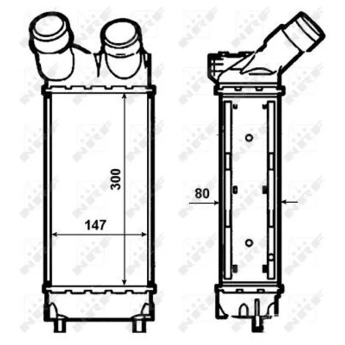 Chladič plniaceho vzduchu NRF 30479 - obr. 4