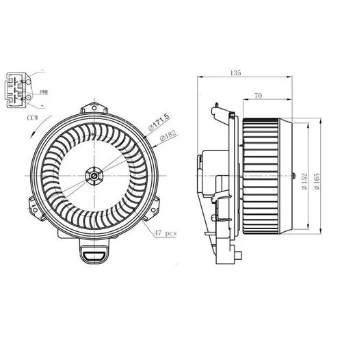 Vnútorný ventilátor NRF 34289 - obr. 4