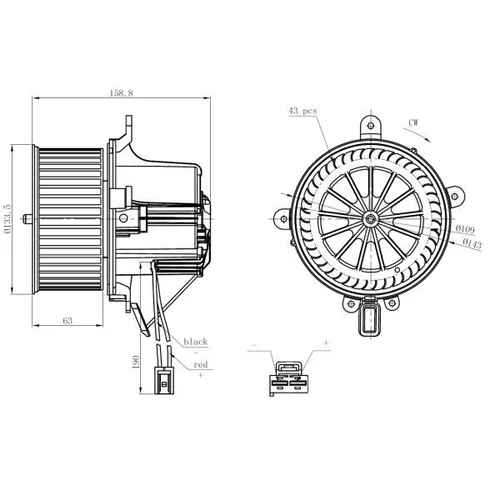 Vnútorný ventilátor NRF 34295 - obr. 4