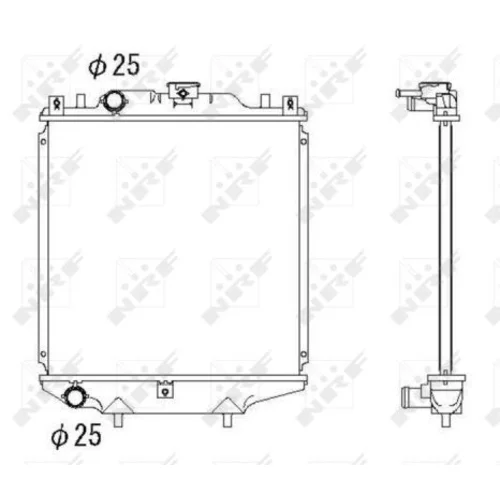 Chladič motora NRF 507643 - obr. 4