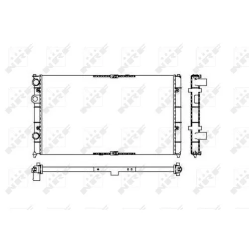 Chladič motora NRF 53632 - obr. 3