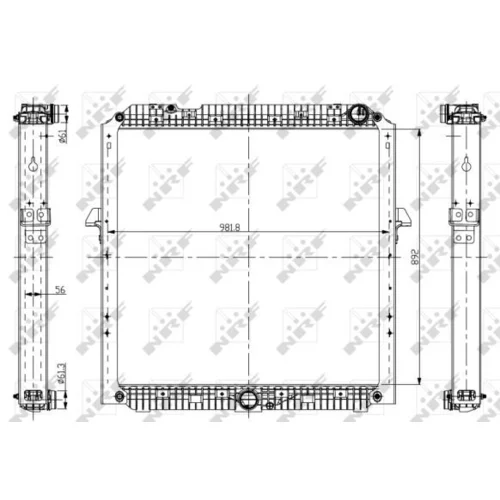 Chladič motora NRF 56067 - obr. 4