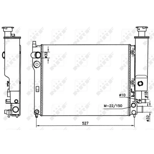 Chladič motora NRF 58776 - obr. 4