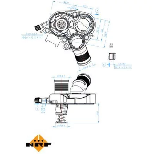 Termostat chladenia NRF 725224 - obr. 4