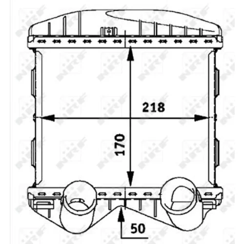 Chladič plniaceho vzduchu NRF 30257 - obr. 4