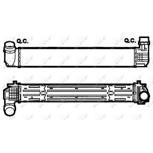 Chladič plniaceho vzduchu NRF 30287 - obr. 4