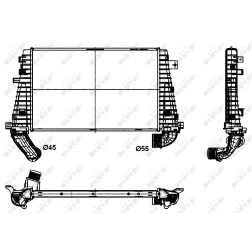 Chladič plniaceho vzduchu NRF 30300 - obr. 4