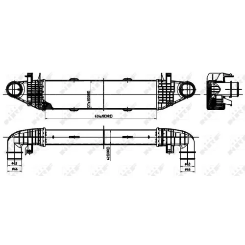 Chladič plniaceho vzduchu NRF 30313 - obr. 7