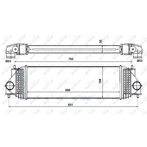 Chladič plniaceho vzduchu NRF 30393 - obr. 4