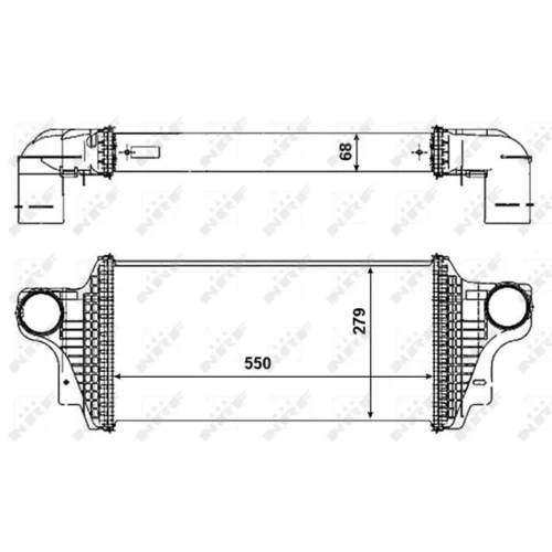 Chladič plniaceho vzduchu NRF 30465 - obr. 4