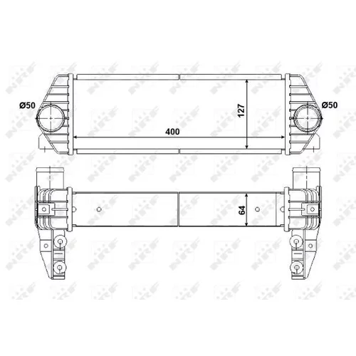 Chladič plniaceho vzduchu NRF 30516 - obr. 4