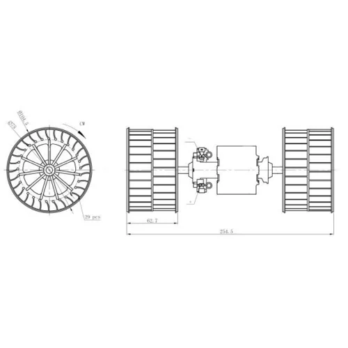 Vnútorný ventilátor NRF 34284 - obr. 4