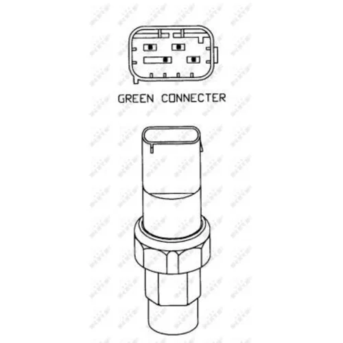 Tlakový spínač klimatizácie NRF 38925 - obr. 4