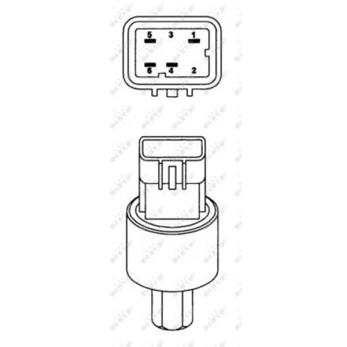 Tlakový spínač klimatizácie NRF 38929 - obr. 4