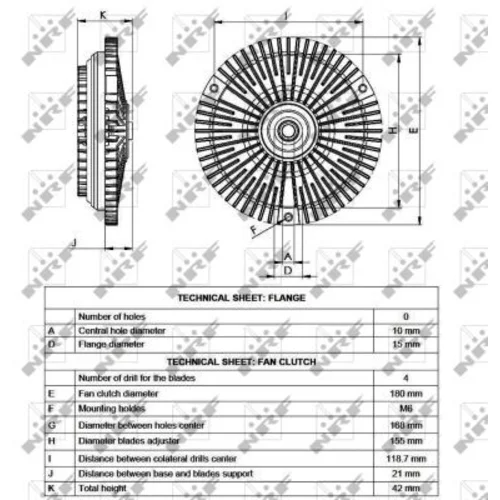 Spojka ventilátora chladenia NRF 49533 - obr. 4