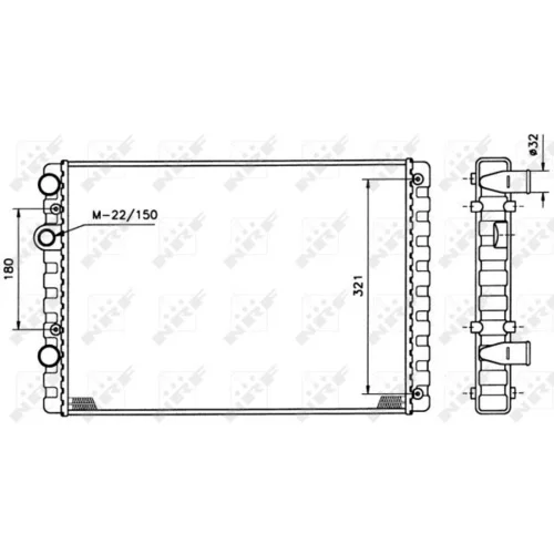 Chladič motora NRF 509520 - obr. 3