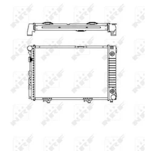 Chladič motora NRF 516574 - obr. 4