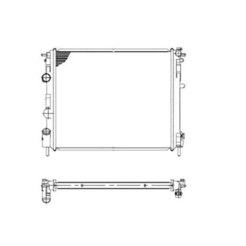 Chladič motora NRF 53210 - obr. 3