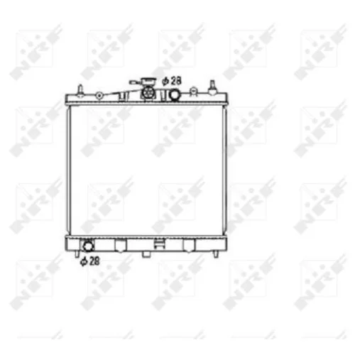 Chladič motora NRF 53476