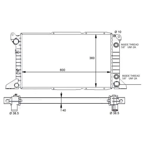 Chladič motora NRF 59132 - obr. 4