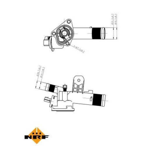 Termostat chladenia NRF 725082 - obr. 4