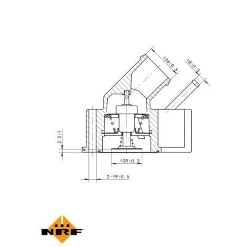 Termostat chladenia 725102 /NRF/ - obr. 4