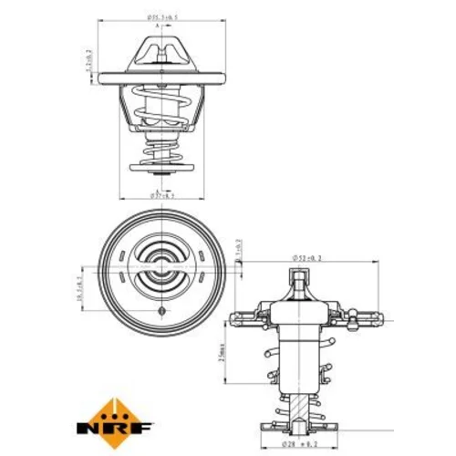 Termostat chladenia 725118 /NRF/ - obr. 4