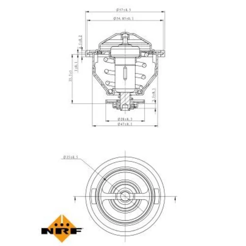 Termostat chladenia 725140 /NRF/ - obr. 4