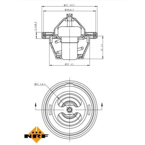 Termostat chladenia 725149 /NRF/ - obr. 4