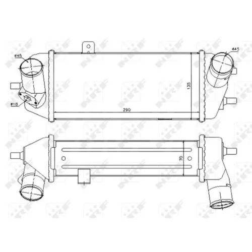 Chladič plniaceho vzduchu NRF 30327 - obr. 7