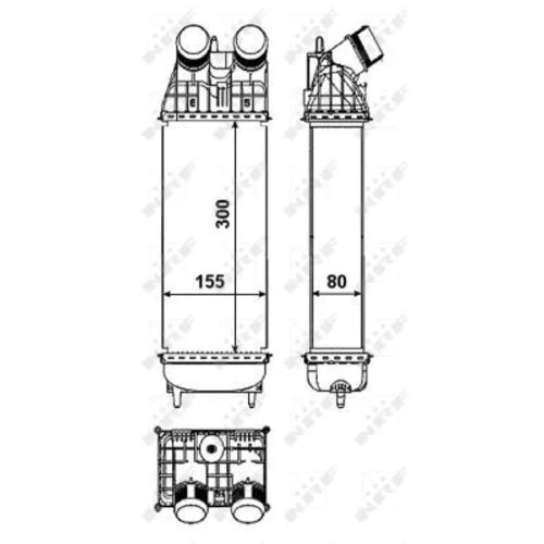 Chladič plniaceho vzduchu 30460 /NRF/ - obr. 4