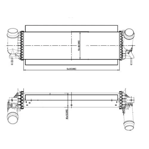 Chladič plniaceho vzduchu NRF 309061