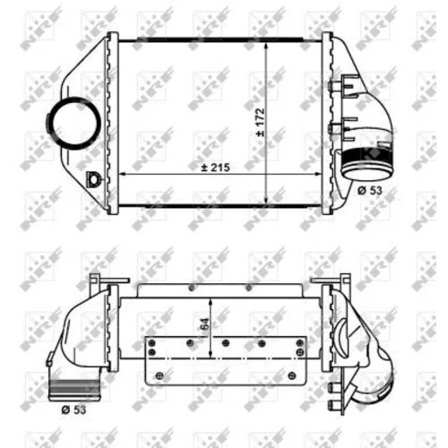 Chladič plniaceho vzduchu NRF 30914 - obr. 4