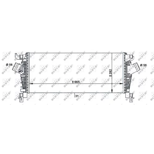 Chladič plniaceho vzduchu NRF 30932 - obr. 4