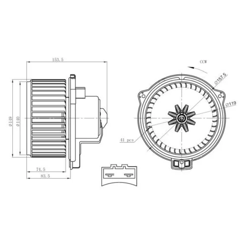 Vnútorný ventilátor NRF 34304 - obr. 4