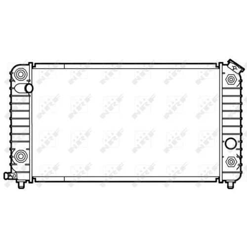 Chladič motora NRF 50338 - obr. 4