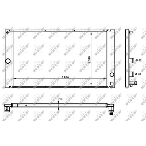 Chladič motora NRF 50478 - obr. 4