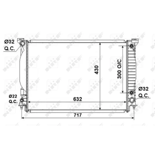 Chladič motora NRF 53190 - obr. 4