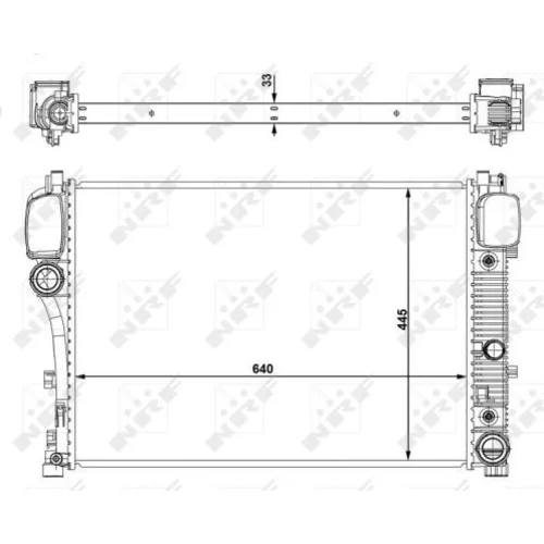 Chladič motora NRF 53839 - obr. 4