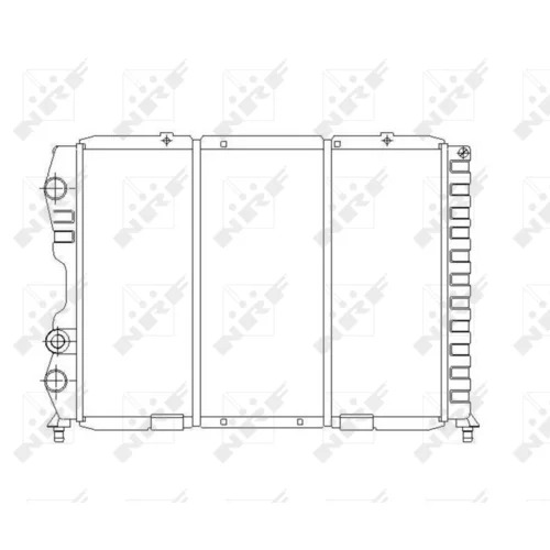 Chladič motora NRF 58083 - obr. 4