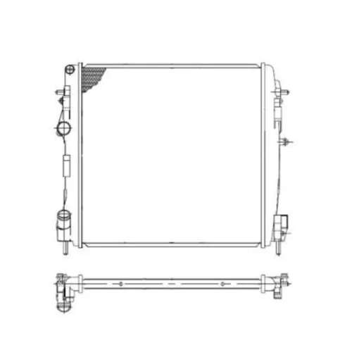 Chladič motora NRF 58317 - obr. 3