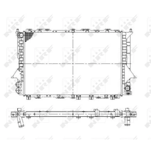 Chladič motora NRF 58870 - obr. 4